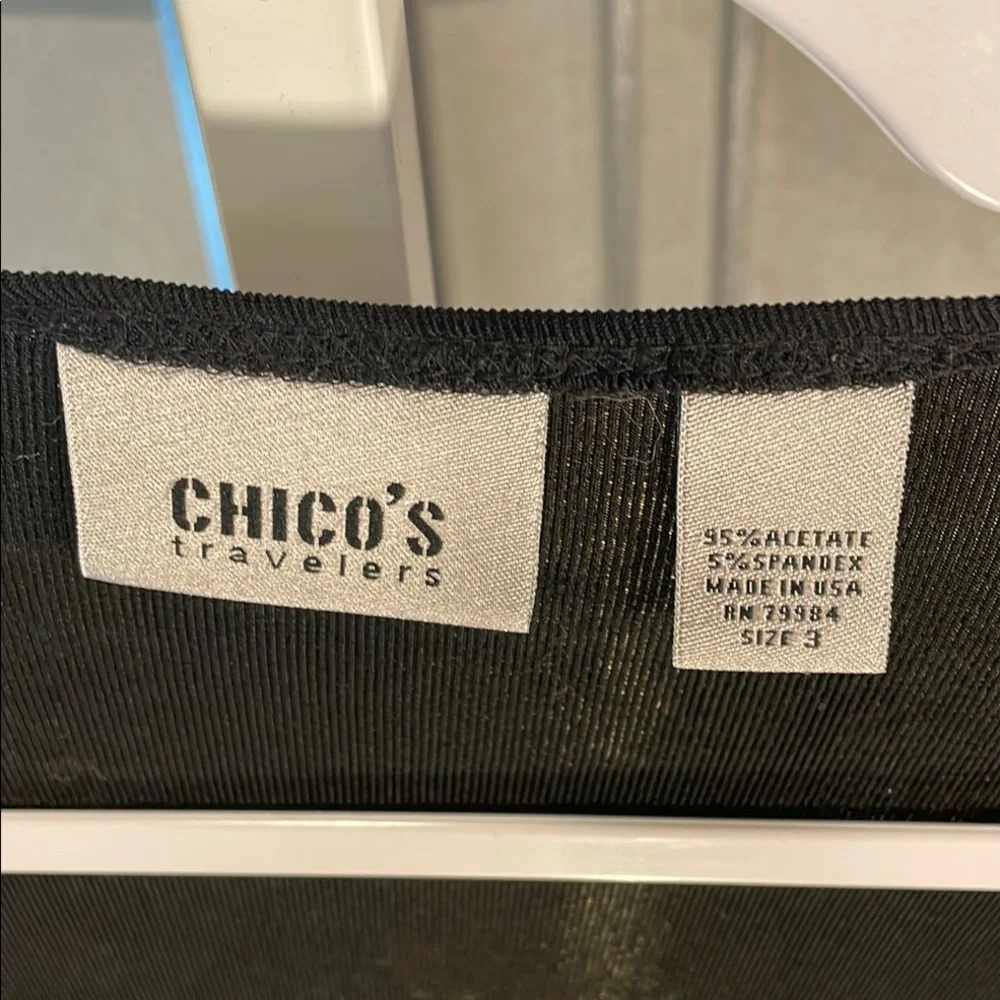 Lightweight Travelers Chico's Black Cardigan Sweater - Picture 2 of 4